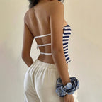 Damen Cropped Top R&B