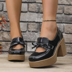 Damen elegante Clogs mit hohem Absatz R&B