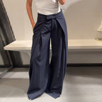 Damen elegante weite Stoffhose R&B