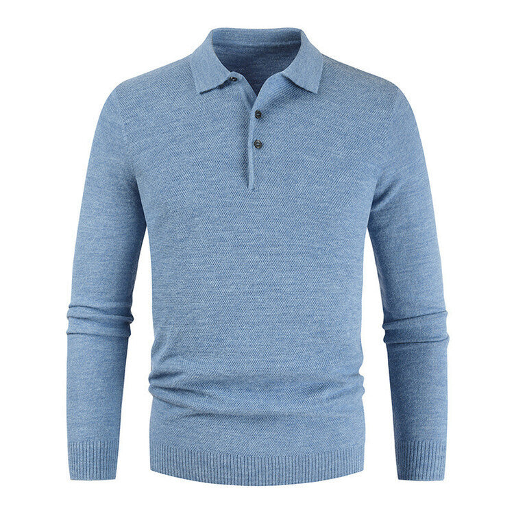 Herren langärmliges Poloshirt R&B