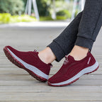 Damen Sportliche und atmungsaktive Slip-On Sneakers mit elastischem Obermaterial R&B