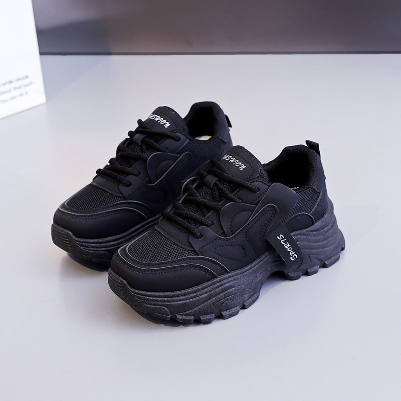 Damen Chunky Sneakers mit atmungsaktiver Mesh-Oberfläche und stoßdämpfender Sohle R&B
