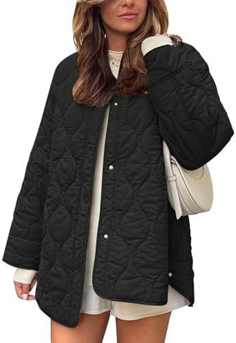 Damen Lässige Steppjacke mit praktischen Taschen und lässigem Schnitt R&B