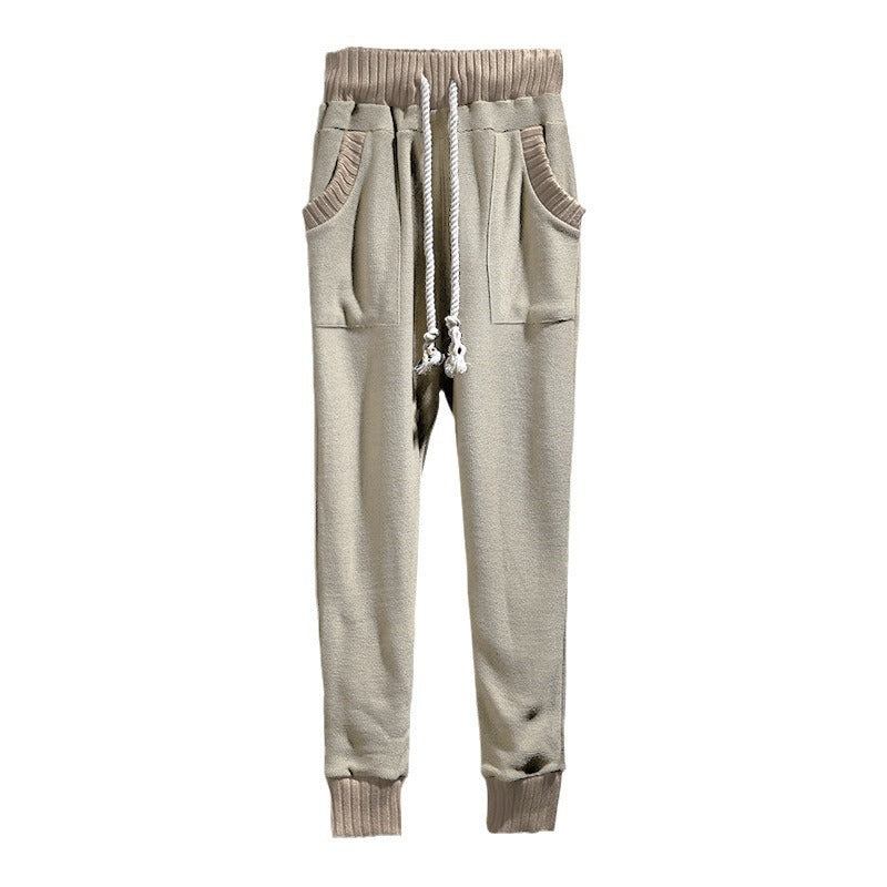 Herren Sportliche Jogginghose mit bequemen seitlichen Eingrifftaschen und elastischem Bund R&B