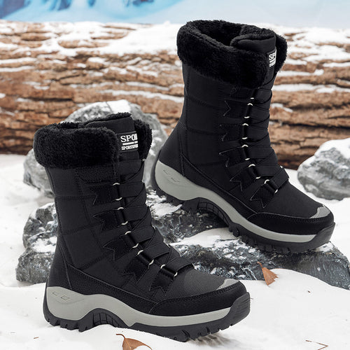 Damen Wetterfeste Winterstiefel mit isolierendem Innenfutter und rutschfester Sohle R&B