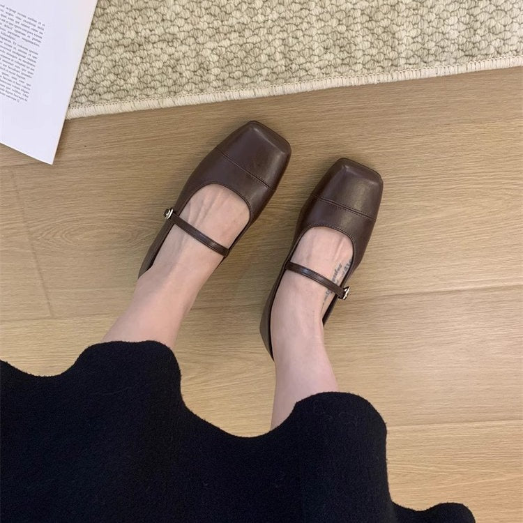 Damen Elegante Pumps mit bequemem Riemchendesign und breiter Sohle R&B