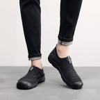 Damen atmungsaktive Slip-On Sneakers mit elastischem Einsatz
