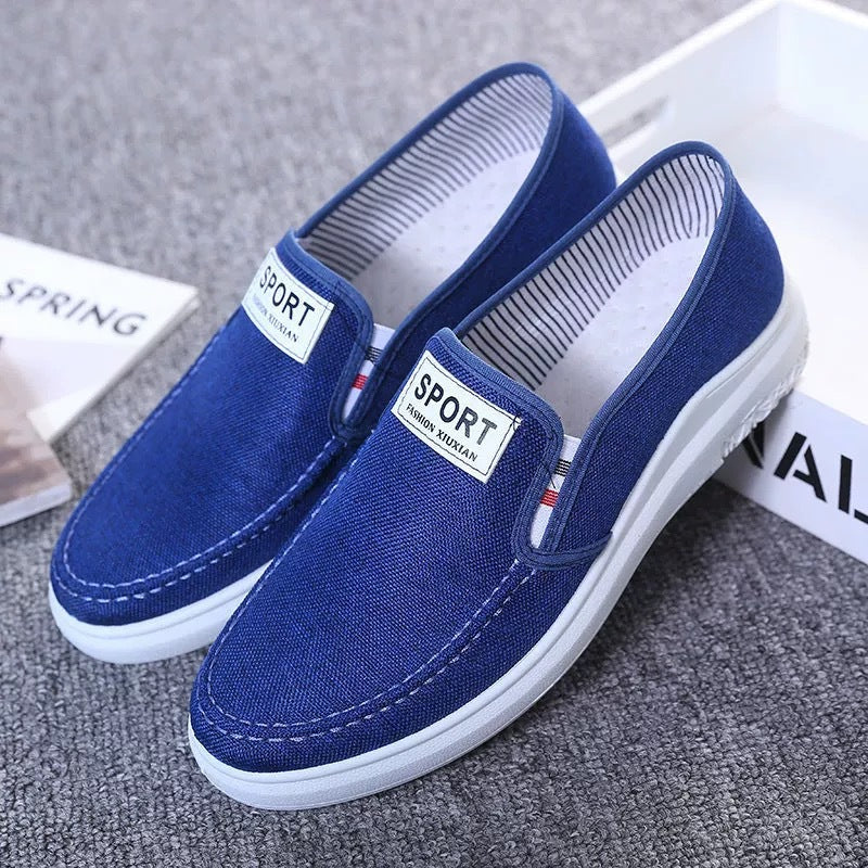 Damen Sportliche Canvas Slipper R&B