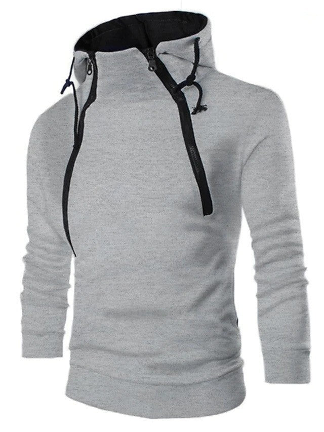 Herren moderne Kapuzenpullover mit praktischem Reißverschluss R&B
