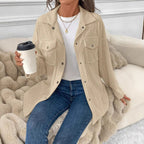 Damen Oversize Kordjacke R&B