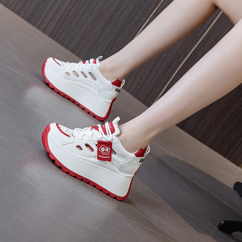 Damen Chunky Sneakers mit atmungsaktiver Mesh-Oberfläche und innovativer Dämpfung
