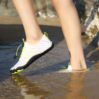 Damen Aqua-Schuhe mit flexiblem Schnellschnürsystem und rutschfester Sohle