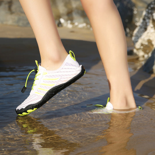 Damen Aqua-Schuhe mit flexiblem Schnellschnürsystem und rutschfester Sohle R&B