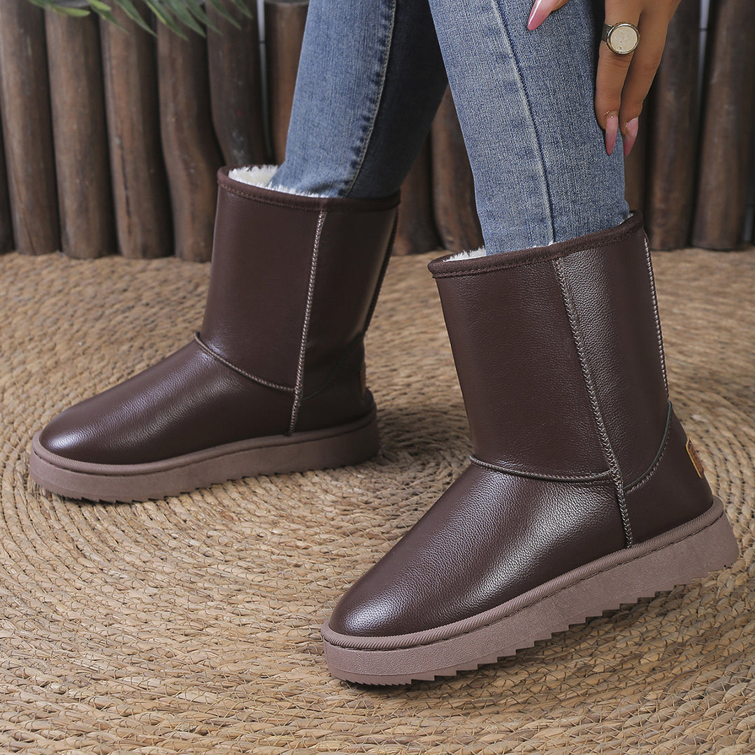 Damen Kuschelige Winterboots R&B
