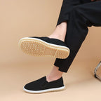 Damen Bequeme Slip-On Freizeitschuhe mit atmungsaktiven Einsätzen R&B