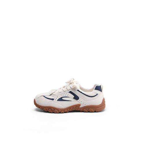 Damen sportliche Sneaker mit innovativer Oberflächenstruktur und rutschfester Sohle R&B
