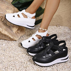 Damen Sportliche Sandalensneaker mit atmungsaktiver Oberflächenstruktur und flexiblem Komfortfutter R&B