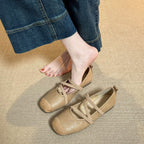 Damen modische Riemchen-Ballerinas aus hochwertigem Material mit komfortabler Passform R&B