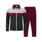 Herren moderdne Freizeitjacke mit kontrastierendem Design und lässigen Chinohosen R&B