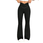 Damen Hochgeschnittene Yoga-Leggings mit Bauchkontrolle und 4-Wege-Stretch R&B