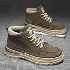 Damen modische High-Top Stiefel mit gepolstertem Innenfutter und rutschfester Sohle