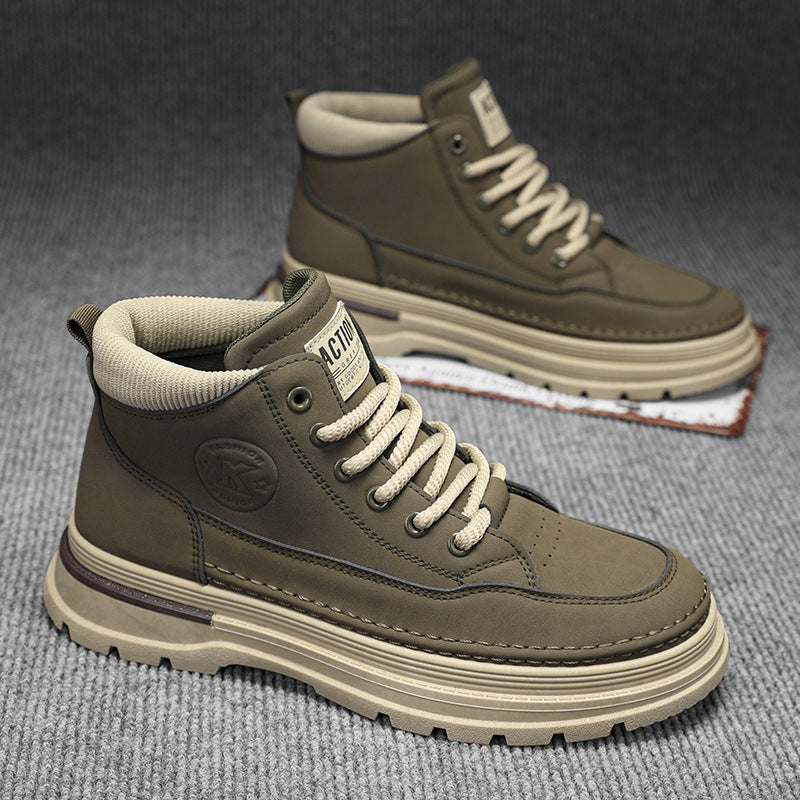 Damen modische High-Top Stiefel mit gepolstertem Innenfutter und rutschfester Sohle
