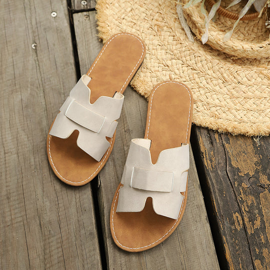 Damen elegante Freizeit-Sandalen mit modischem Riemen-Design R&B