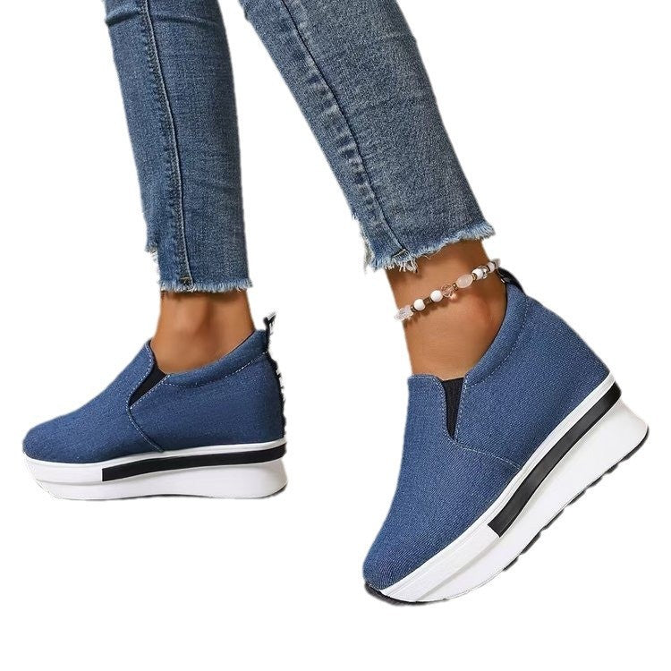 Damen Komfortable Slip-On Sneakers mit ergonomischem Fußbett und modischem Design R&B