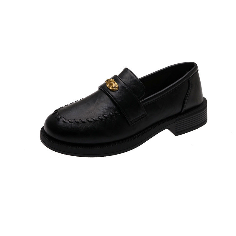 Damen Mokassins mit eleganter Schnalle und kunsthandwerklichem Design R&B
