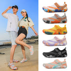Damen Multifunktionale Aqua-Badeschuhe mit rutschfester Sohle und elastischem Klettverschluss R&B