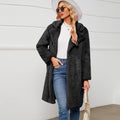 Damen Flauschiger Langmantel mit elegantem Revers R&B