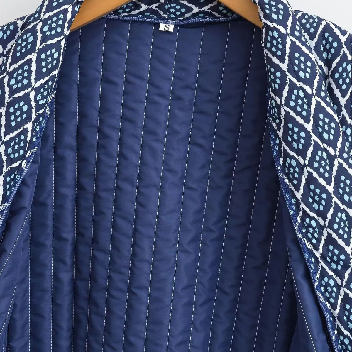 Damen Kimono-Jacke mit elegantem Muster und lockerer Passform R&B