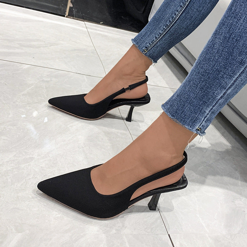 Damen Slingback-Pumps mit spitzem Zehenbereich und elegantem Design R&B