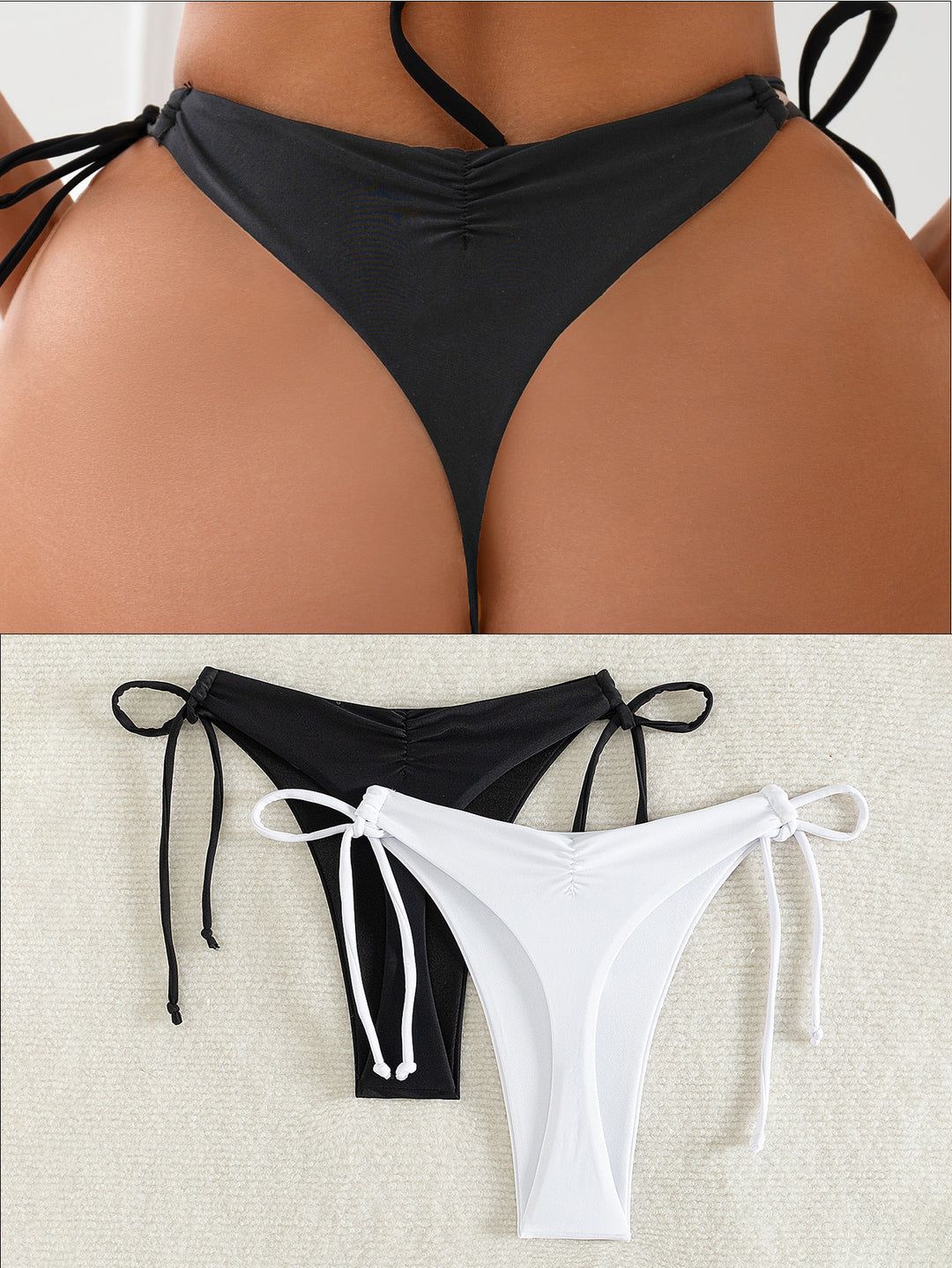Damen Bikinis mit verstellbaren Seitenbändern R&B