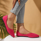 Damen Elegante Ballerinas mit flexiblem Fußbett und spitz zulaufendem Design R&B