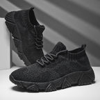 Unisex nan urbaner Strick-Schlupfsneaker mit sockenhaftem Schaft und markanter Profilsohle R&B