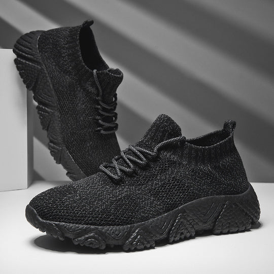 Unisex nan urbaner Strick-Schlupfsneaker mit sockenhaftem Schaft und markanter Profilsohle R&B