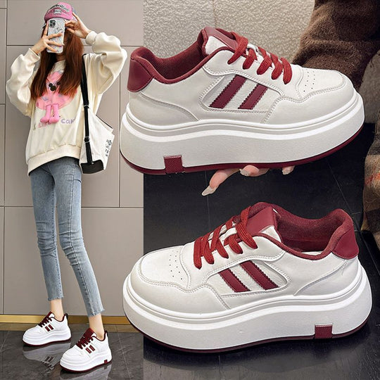 Damen Plattform Sneakers mit verstärkter Dämpfung und sportlichem Design R&B
