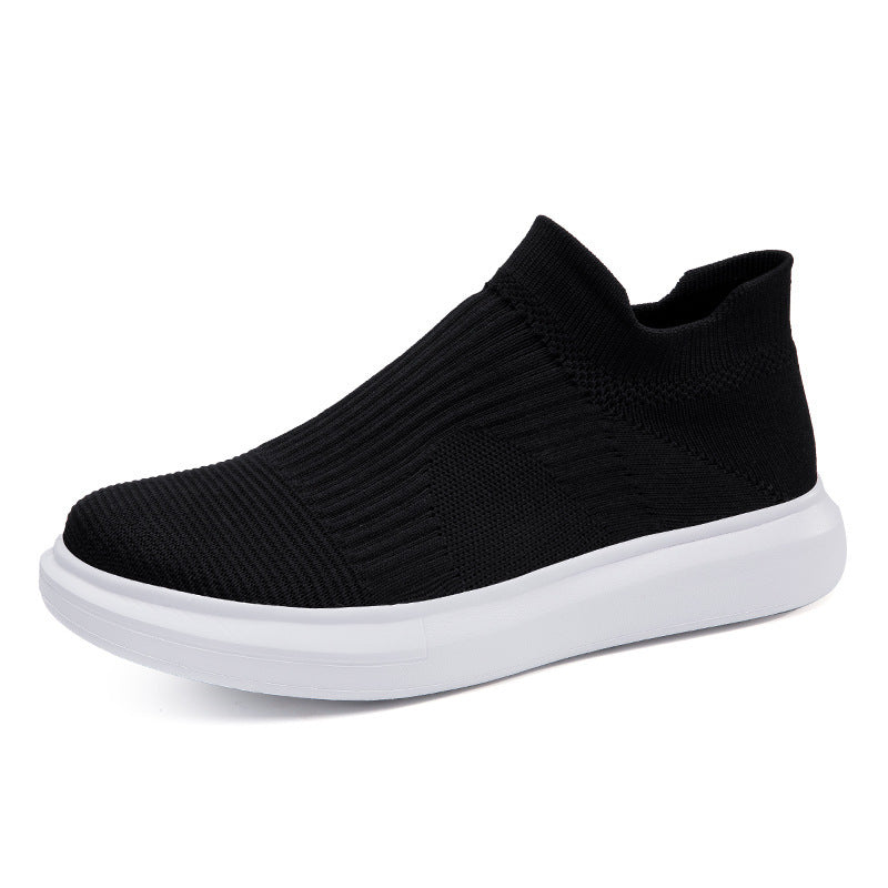 Damen bequeme Slip-On Sneakers mit atmungsaktivem Obermaterial