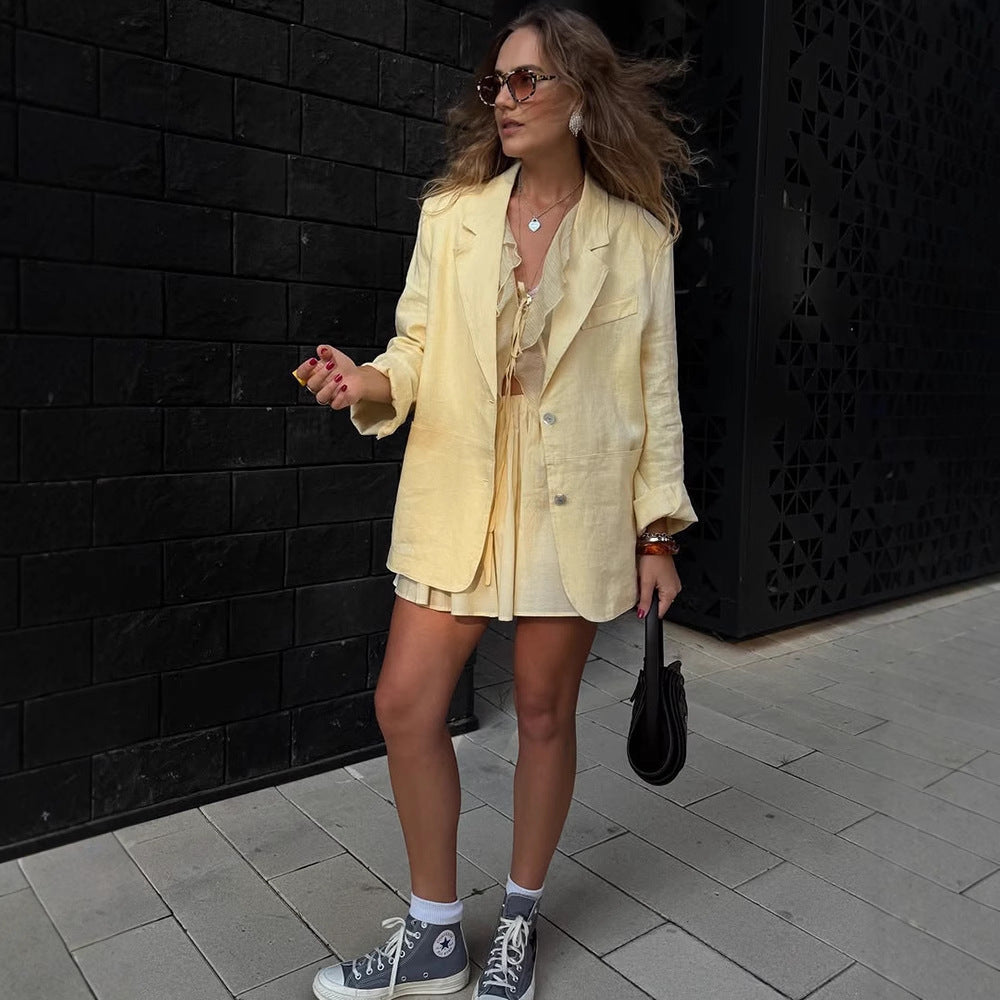Damen Blazer mit lässigem Schnitt R&B