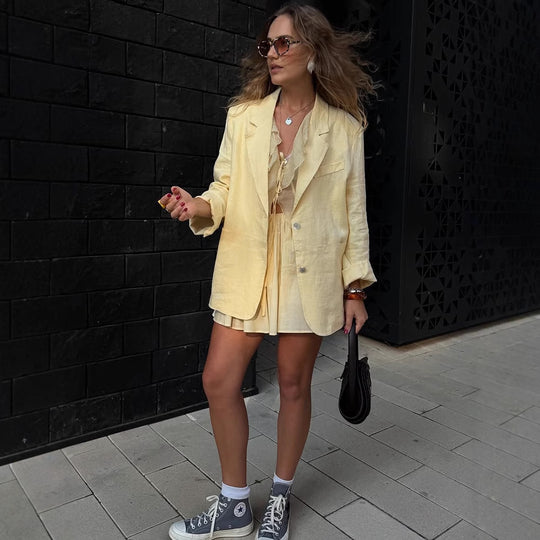 Damen Blazer mit lässigem Schnitt R&B