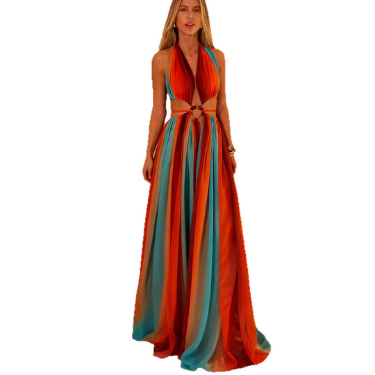 Damen Maxikleid mit raffinierter Wickel-Optik und schmeichelndem Body-Design R&B