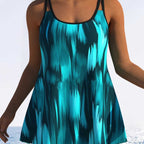 Damen Sportlicher Schwimmanzug mit schmeichelndem Schnitt und modischem Farbverlauf