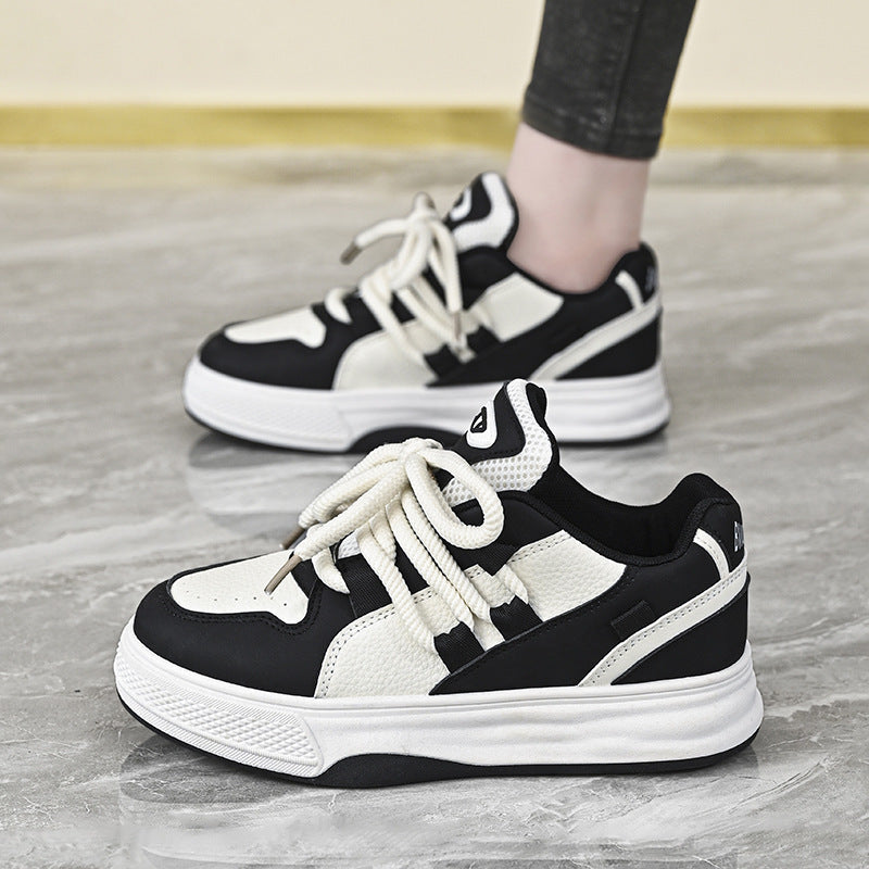 Damen Sportliche Sneakers mit dicker Laufsohle und atmungsaktivem Obermaterial R&B
