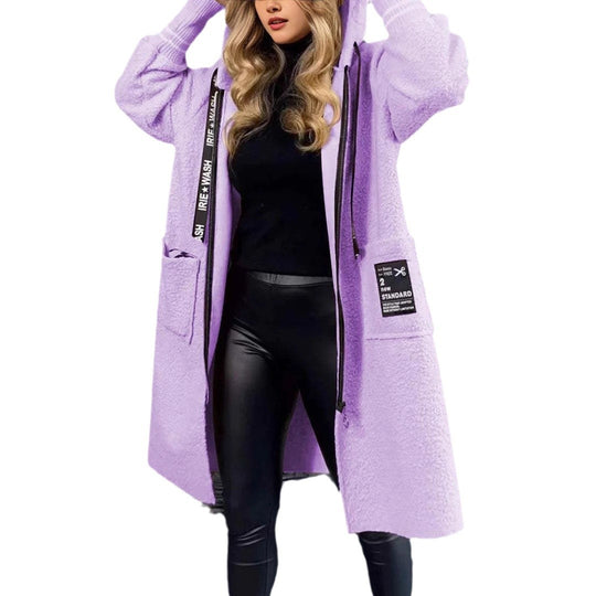 Damen Kuschelige Teddyjacke mit praktischen Taschen R&B