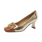 Damen elegante Pumps mit modischem Zierelement