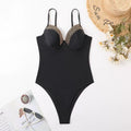 Damen Einteiler Badeanzug mit eleganten Überwurf-Details R&B