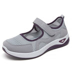 Damen Sportliche Slip-On Sneakers mit verstellbarem Klettverschluss R&B