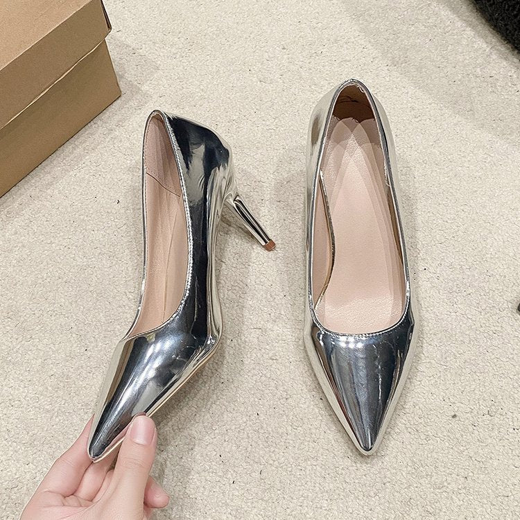 Damen elegante spitze High Heel Pumps R&B
