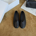 Damen Ballerinas aus hochwertigem geflochtenem Leder mit rutschfester Sohle R&B